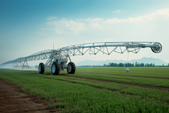 作物种植机械用具灌溉机摄影图