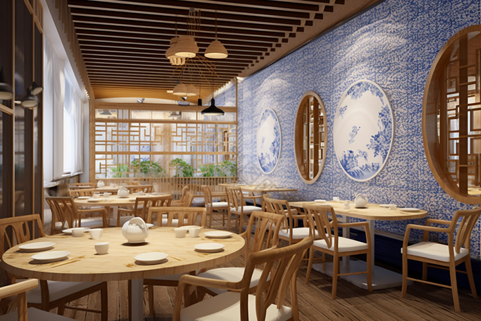 中国餐饮美食地方港式茶餐厅场景摄影图