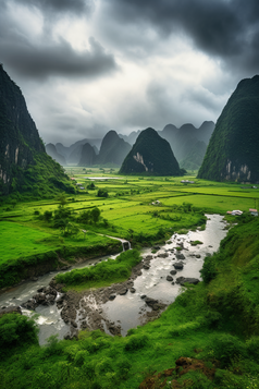 海鲜餐饮生鲜河鲜青鱼鱼塘场景摄影图