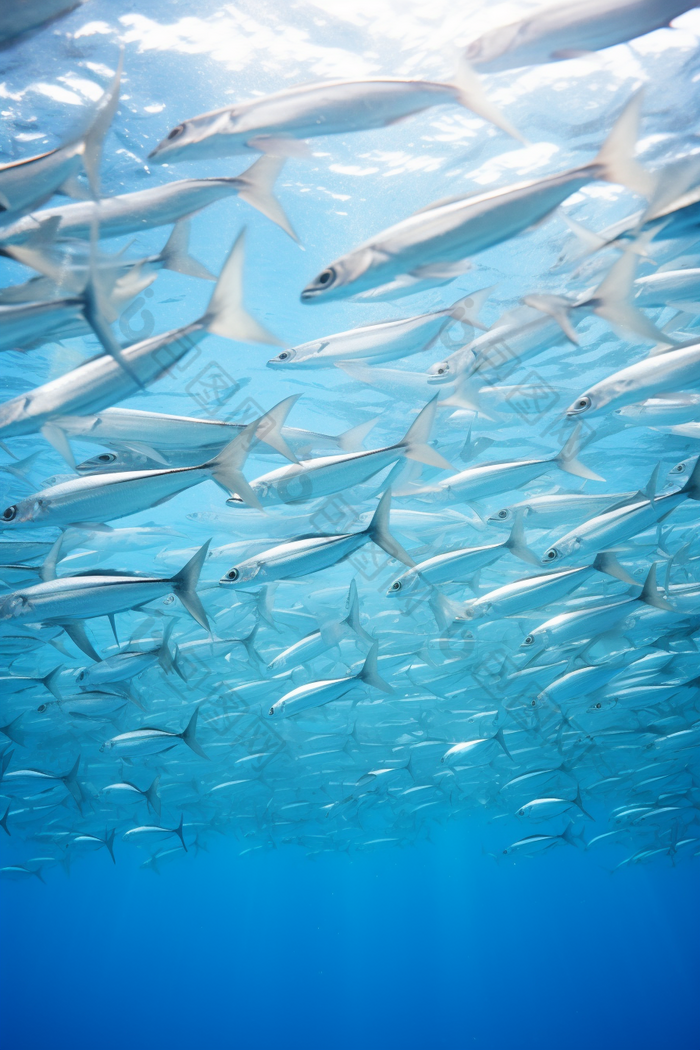 水产海产鱼类养殖海鲜河鲜梭鱼摄影图