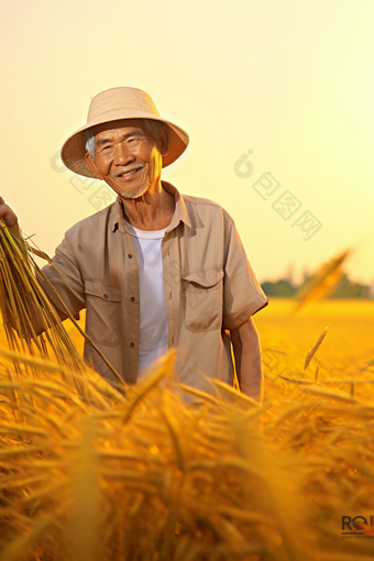 职业农民人像农学农村农民三农农业类摄影图