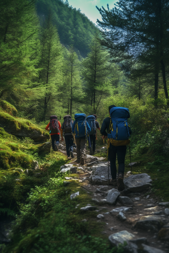 山间徒步农学农村农民三农<strong>旅游</strong>农业类景观风景