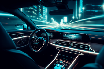 自动驾驶商务科技智慧人工智能未来高科技高新产业摄影图