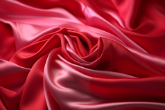 红色渐变波浪丝绸纹理质感布料布艺绸缎纱真丝摄影图