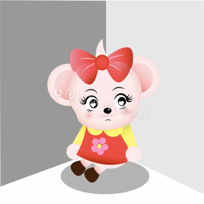 横图 版权: 独家版权 包图网提供精美好看的卡通我太难了老鼠动态表情