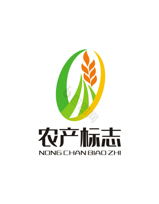 农产品麦子大米LOGO标志VI