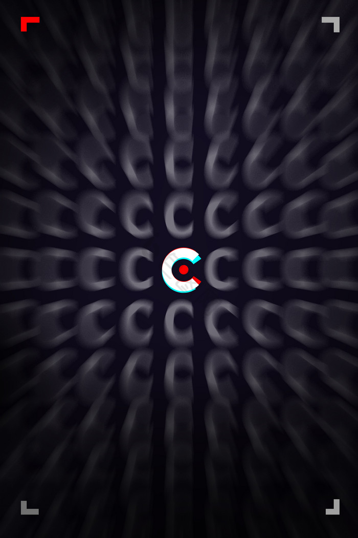 字母C放射图片