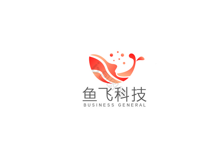 鱼造型科技logoVI标志