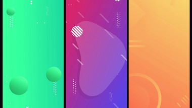 17款精品竖版短视频背景素材