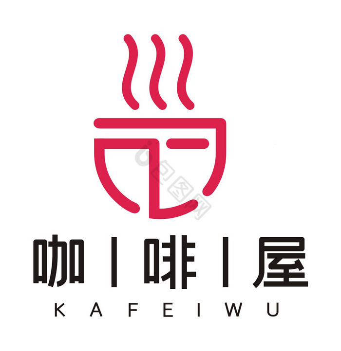 茶餐厅咖啡厅咖啡奶茶LOGO标志VI