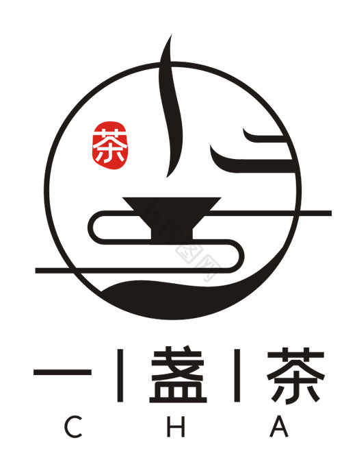 茶楼茶馆茶叶LOGO标志VI