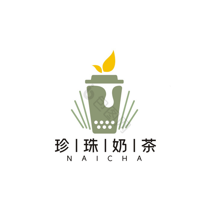 奶茶店茶餐厅LOGO标志VI