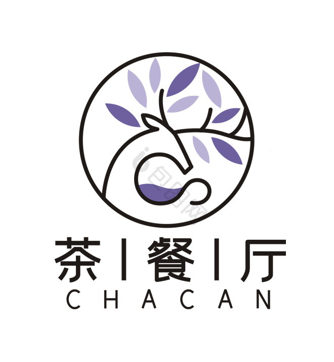 茶餐厅奶茶店LOGO标志VI