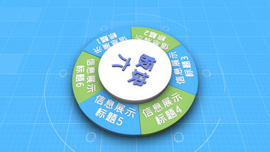 科技板块组织结构分类ae模板