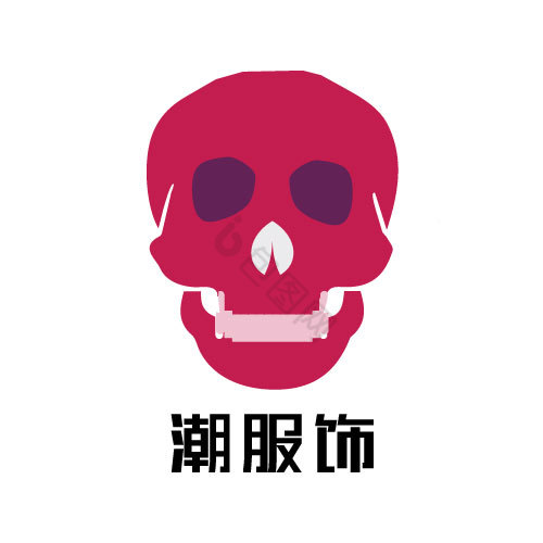 非主流骷髅穿搭logo图片