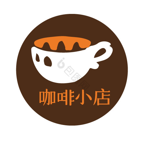 美式意式咖啡logo