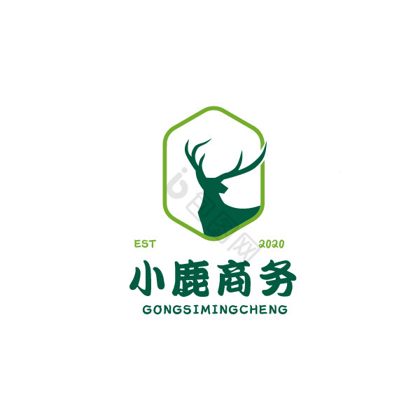 小鹿文艺家居logo