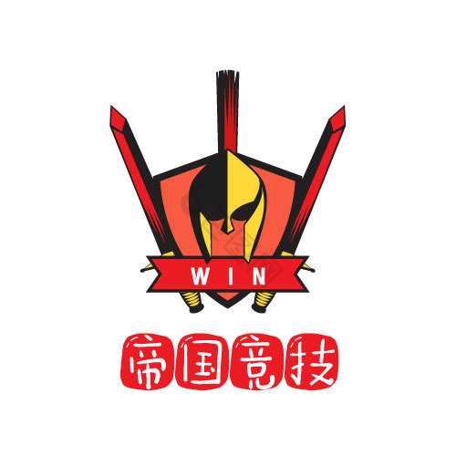 炫酷英雄头盔游戏logo