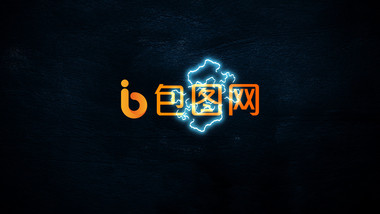 震撼大气电流闪烁片头LOGO标志PR模板