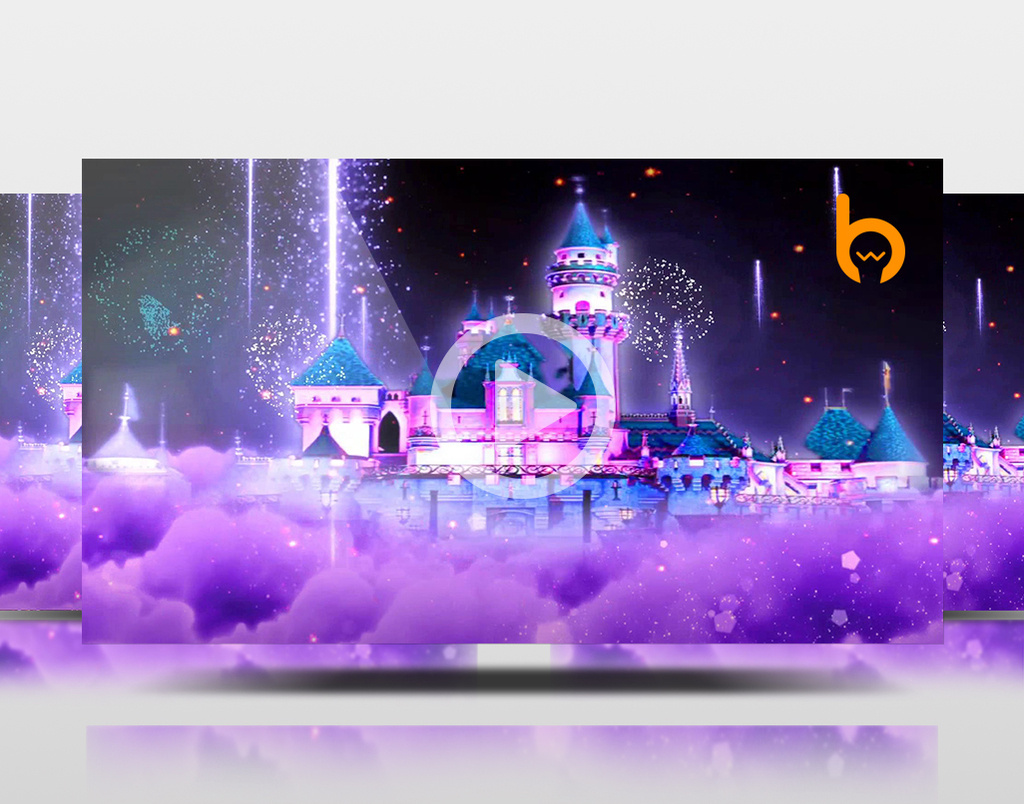 梦幻城堡婚礼背景视频1