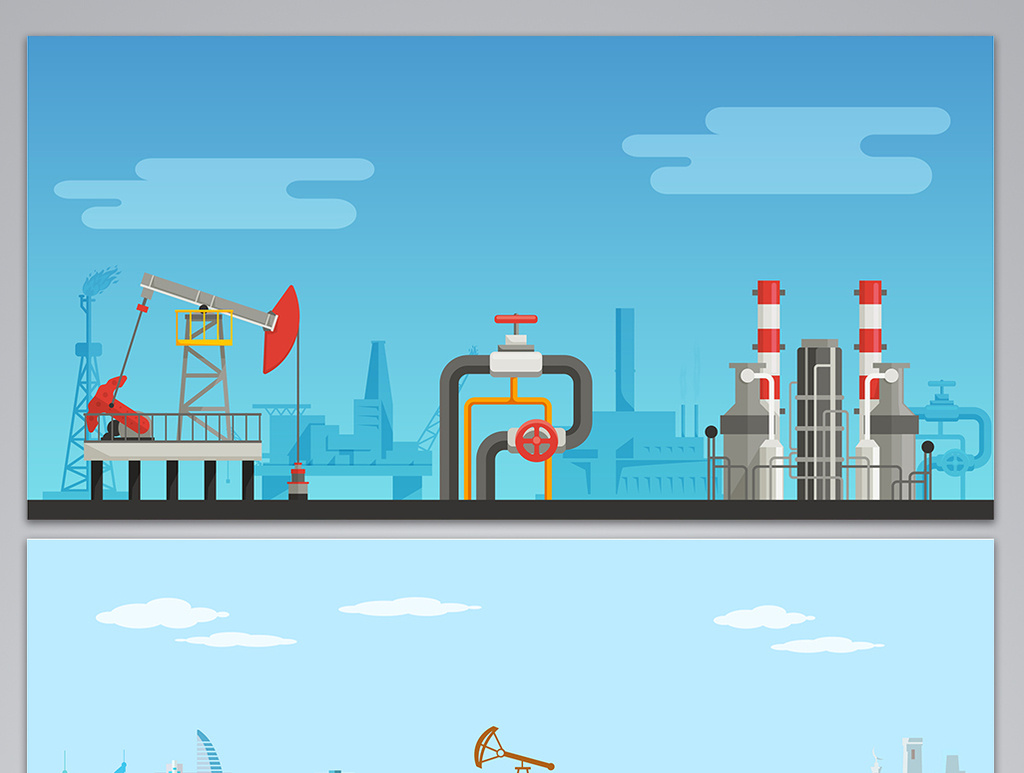 扁平石油工业