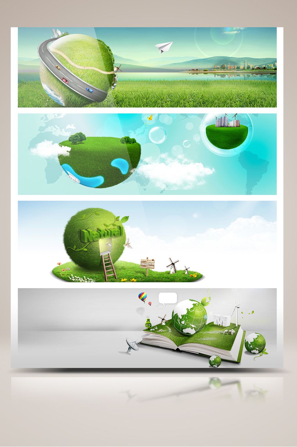 绿色环保背景图片素材-正版创意图片500390206-摄图网