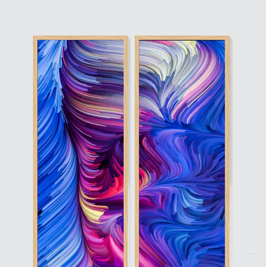 现代抽象风唯美装饰画