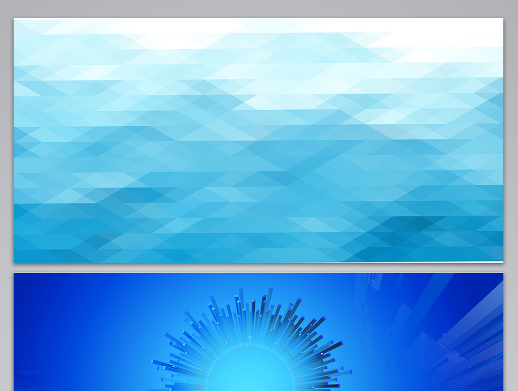 蓝色科技光线背景图模板免费下载_7087像素P