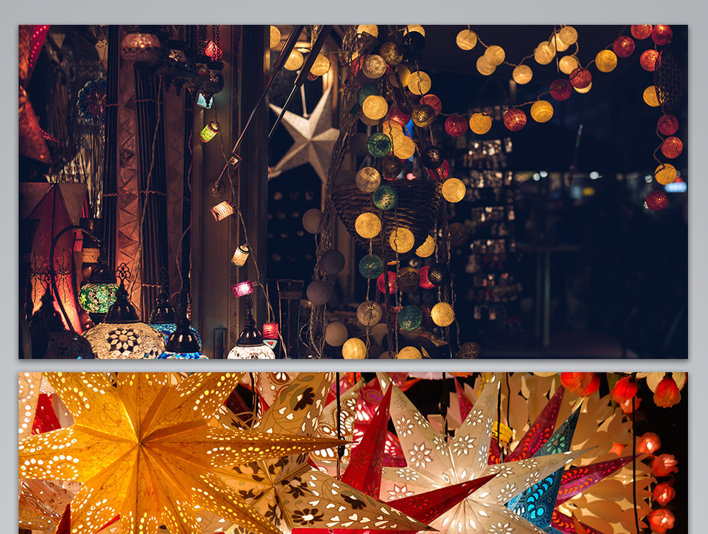 星星风格圣诞节布置背景图模板下载_1920x1080像素_【包图网】