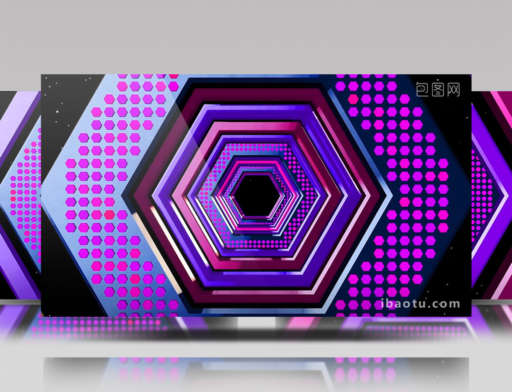 动感节奏舞台led素材