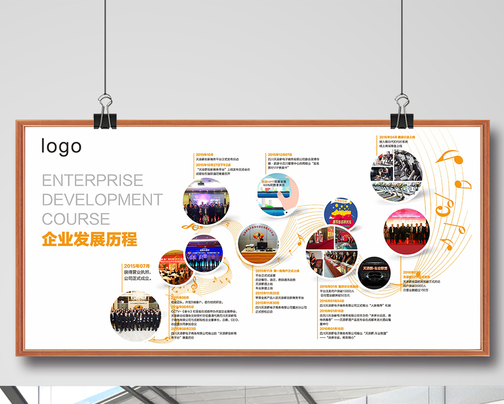 企业发展历程图片