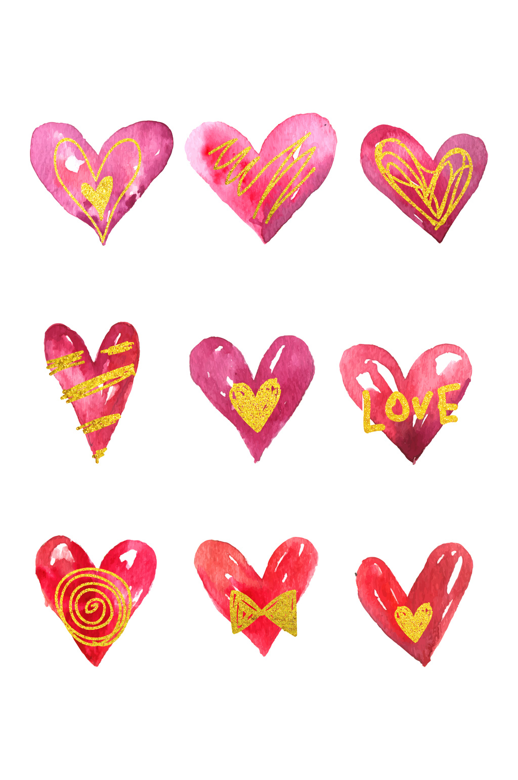 彩绘爱心love