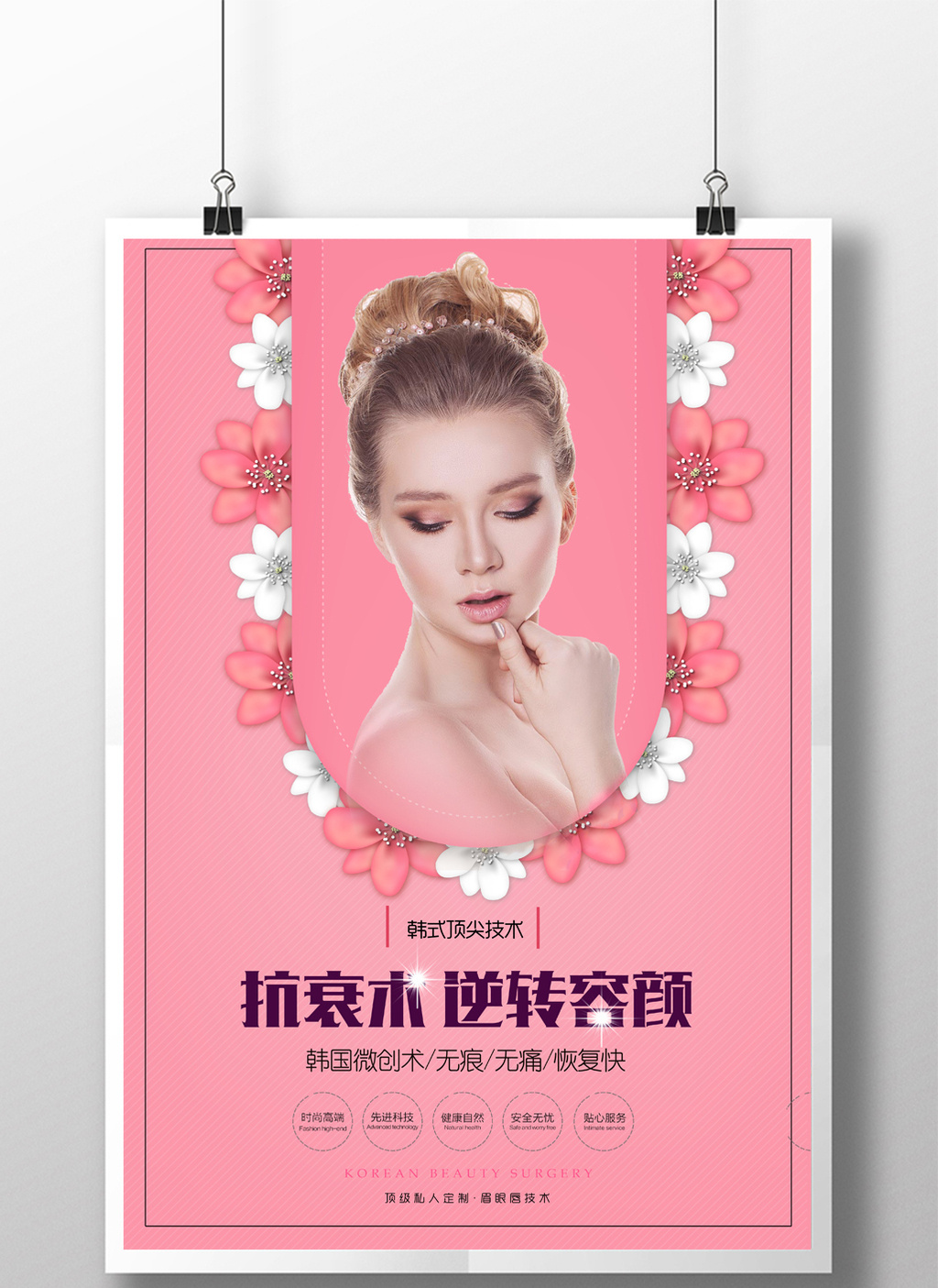 整形美容抗衰老海报