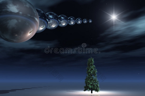 太空——超现实的<strong>圣诞夜</strong>地平线
