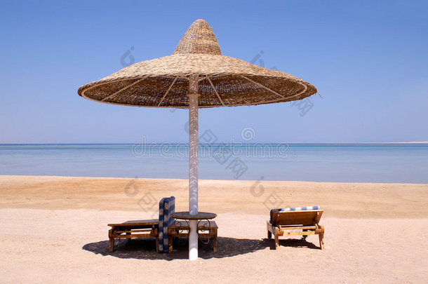 埃及海上雨伞