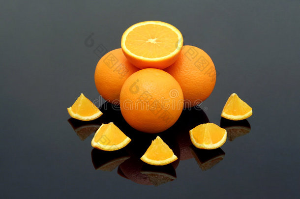 鲜橙片