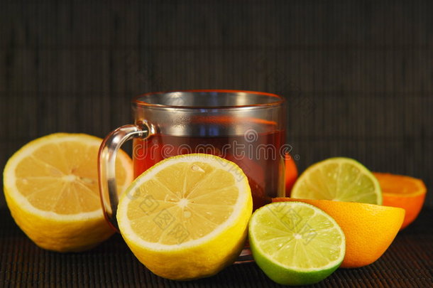 柑橘类水果和茶