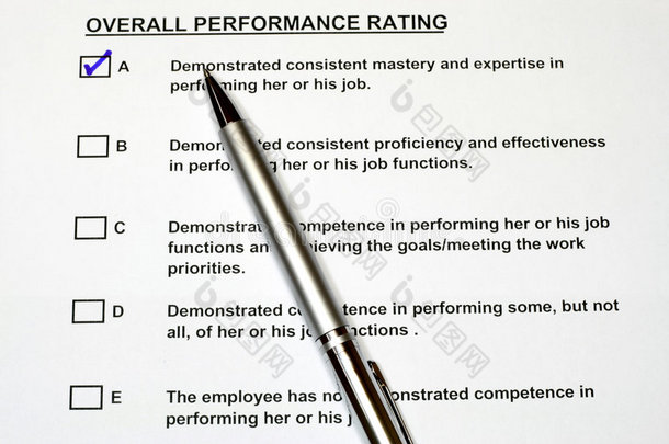 综合绩效评分表2