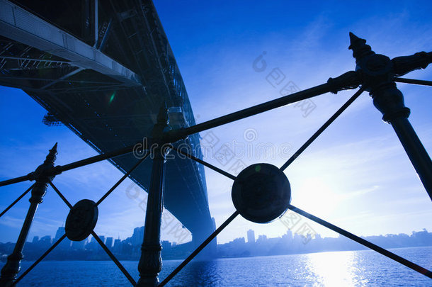 澳大利亚<strong>悉尼海港大桥</strong>。
