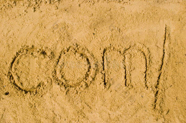 沙子上的斑点