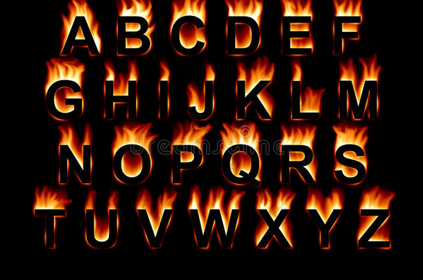 火焰字体