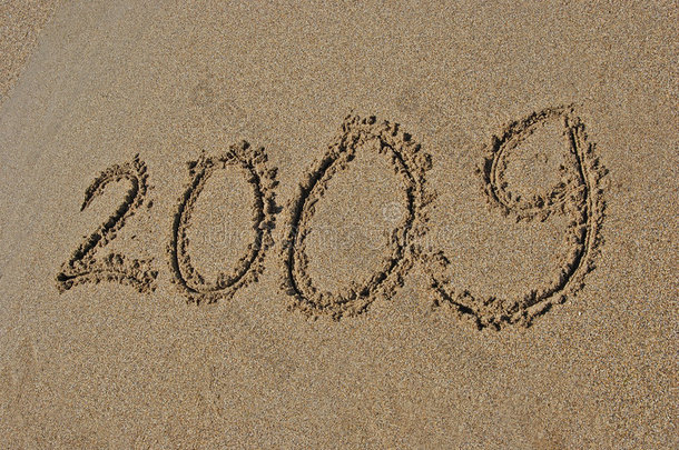 2009年在海滩上