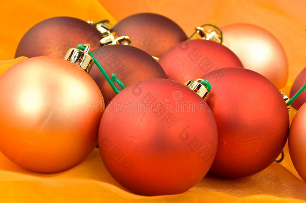 彩球圣诞装饰