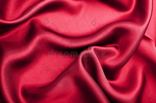 抽象红绸背景