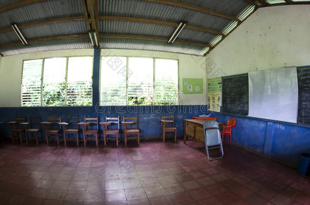 尼加拉瓜乡村学校教室