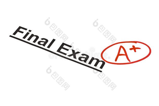 期末考试成绩a+
