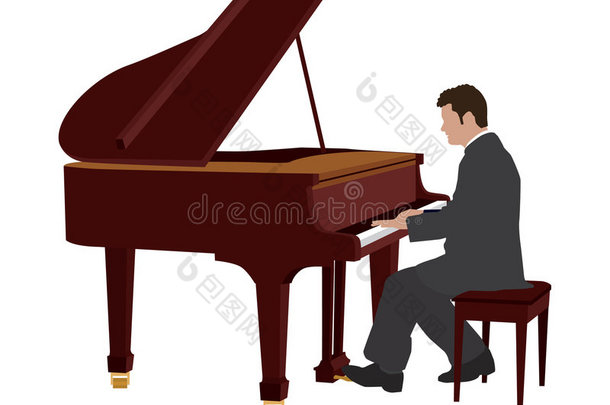 钢琴演奏者
