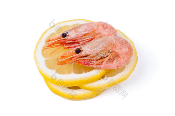 柠檬片虾仁