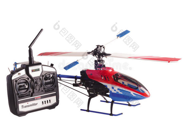 直升机模型和无线电<strong>遥控</strong>装置