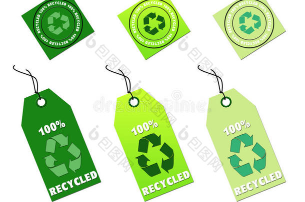 环保设计回收标签